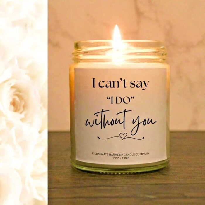 I Can't Say I Do Without You Candle | Bridesmaids Gift | Bridesmaid Proposal Candle |Will You Be My Bridesmaid Proposal Gift Box Idea Candle - Image 2