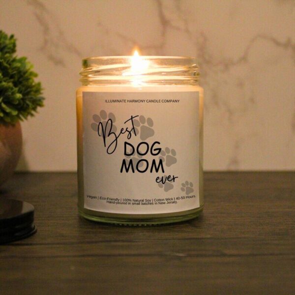 Best Dog Mom Ever Candle | Mom Candles | Personalized Candle Gift | Birthday Gift | Funny Gift |Dog Mom Gift | Gift For Her | Holiday Gift |