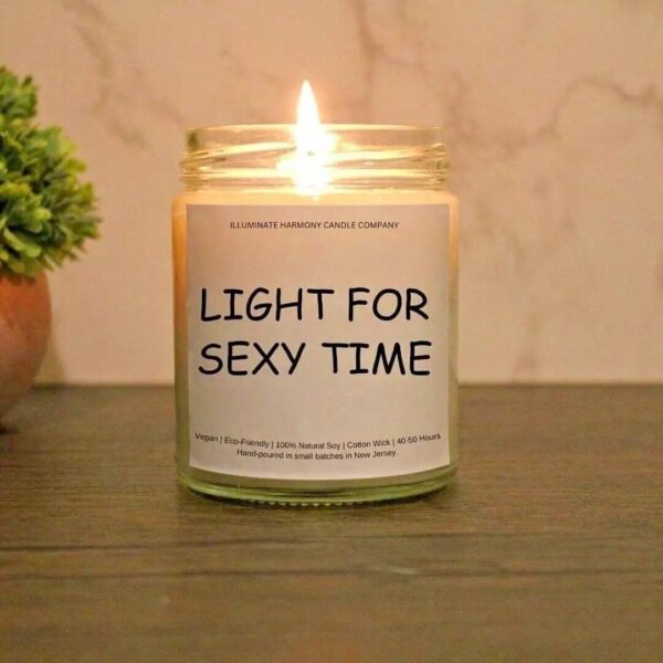 Light For Sexy Time Candle | Gift For Boyfriend | Gifts For Wife | Gift For Girlfriend | Gift For Husband | V-Day Gift | Anniversary Gift