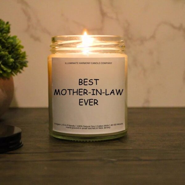 Best Mother in Law Ever Candle | Mother In Law Candle | Mother In Law Gift | Mother In Law Holiday Present | Mother in Law Birthday Gift