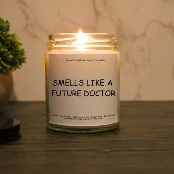 Smells Like A Future Doctor Candle | Funny Candles | Future Doctor Candle Gift | Doctor In Training Candle Gift | Medical Student Gift